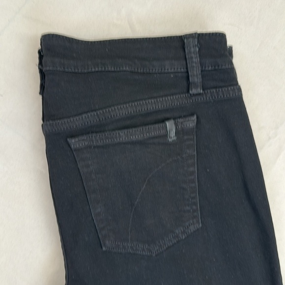 Joe Jeans Black Skinny Leather Knee Patch - Picture 4 of 12